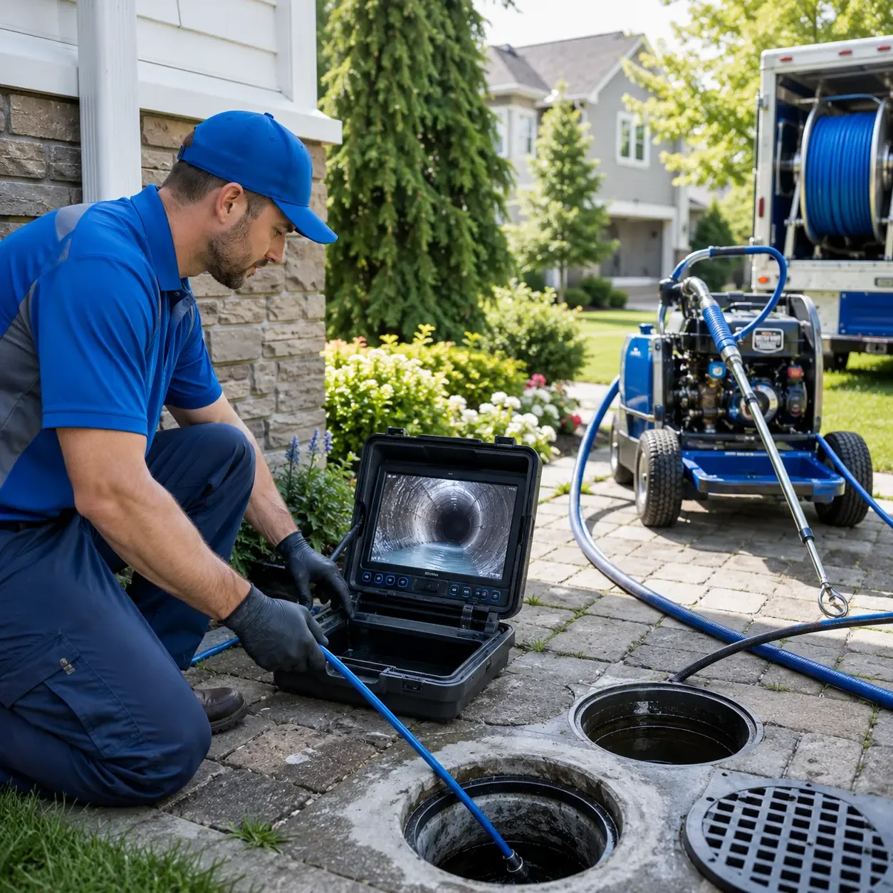 Outdoor drain cleaning professionals serving Bridgeport, WA